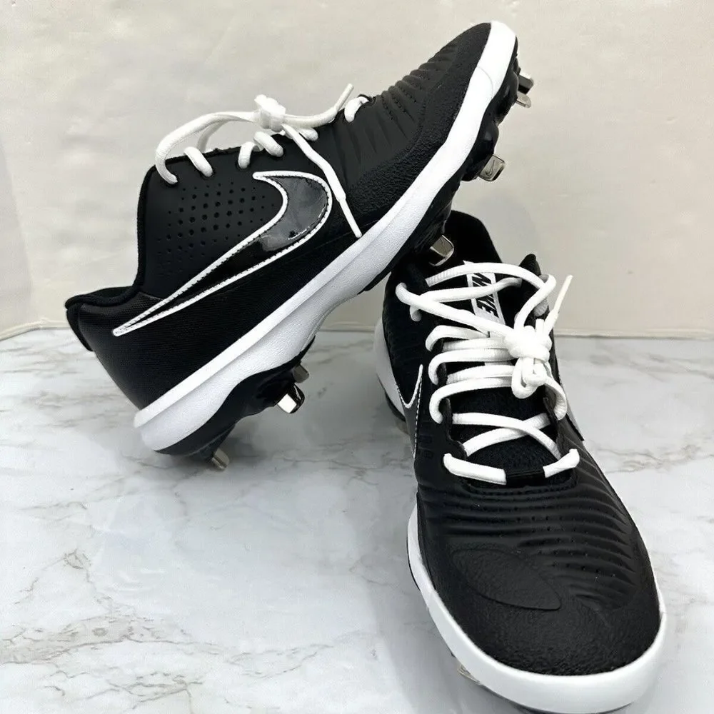 Men's Nike Alpha Huarache‎ 3 Varsity Low Baseball Cleats Black CT0829-003, 7.5
